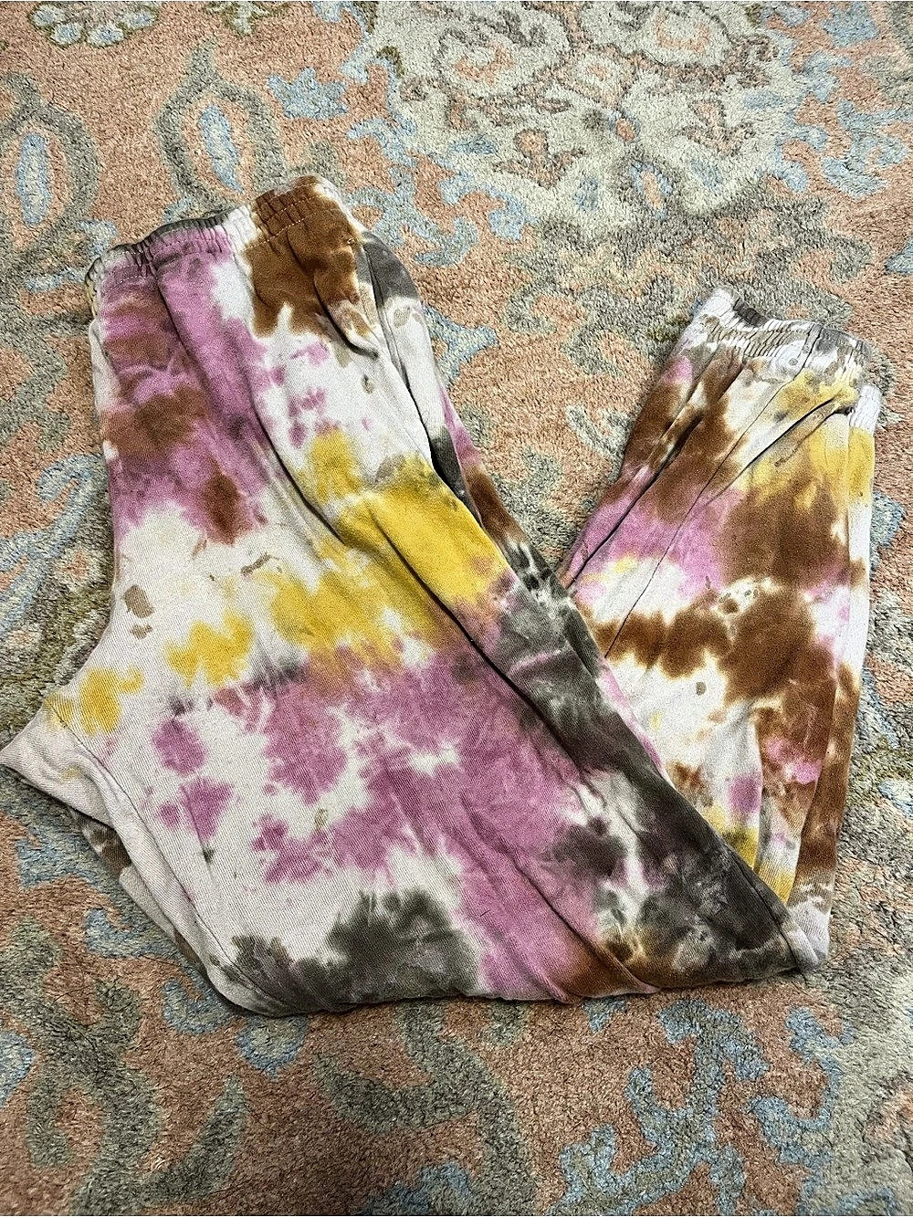 Wild Fable Tie-Dye Joggers in Pink & Yellow Size Medium